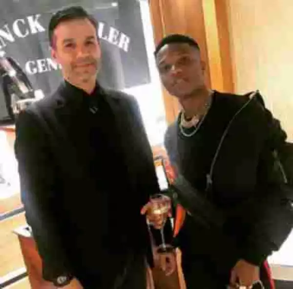 Meet The Man Who Got Wizkid’s $1.2m Iced Wristwatch Customized (Pictured)